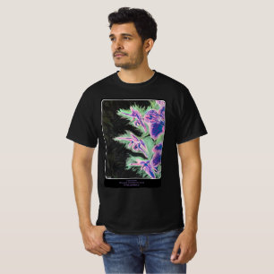 Camiseta Pintura de 'Orquídea Tropical' em um
