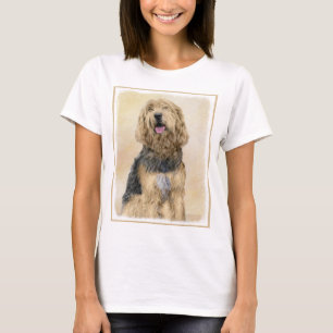 Camiseta Pintura de Otterhound - Arte de Cachorro Original