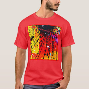 Camiseta Pintura de Padrões Brilhantes. Comprar Agora