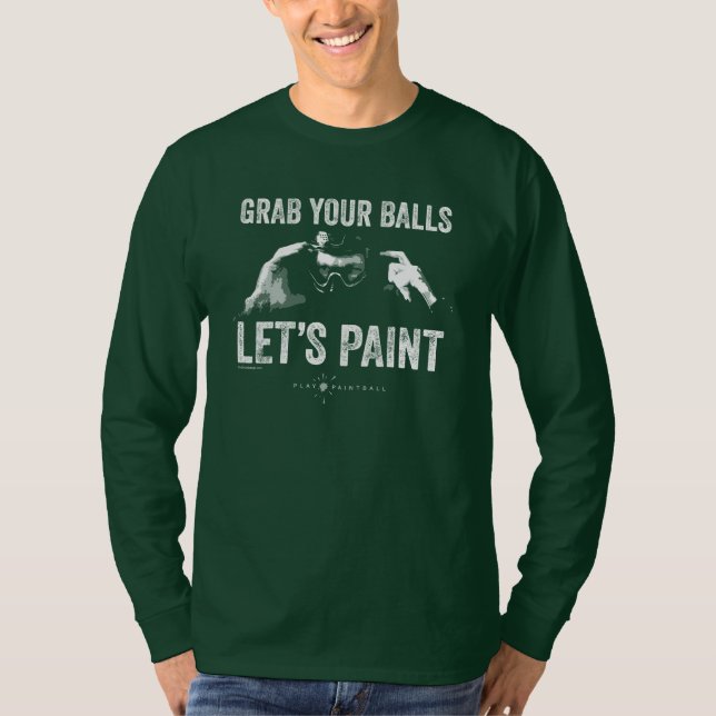 Camiseta Pintura de Paintball Let's (Frente)