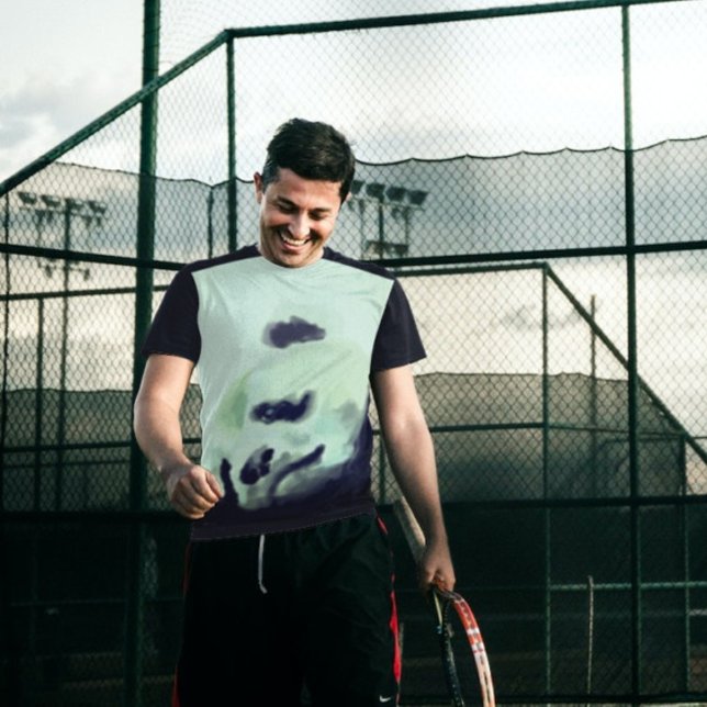 Camiseta Pintura de Panda Selvagem em Aquarela (Criador carregado)