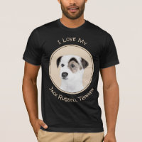 Pintura de Parson Jack Russell Terrier - Arte Cani