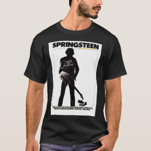 Camiseta Pintura de Poster do concerto Springsteen em 1975.