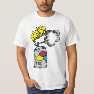 Camiseta "Pintura de pulverização vibrante para projetos cr