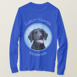 Camiseta Pintura De Retriever Revestida Por Cachorro - Arte