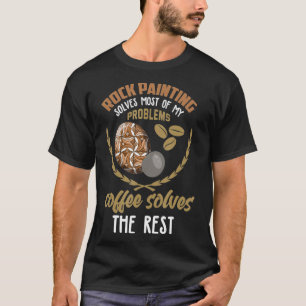 Camiseta Pintura de Rochas Engraçadas Café Lover Painting