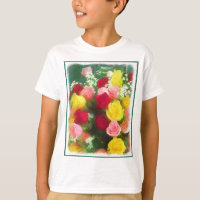 Pintura de Rose Bouquet - Arte Flor Original Custa