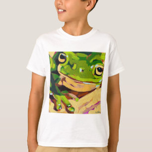 Camiseta Pintura de Sapo - Presente para Amantes de Animais