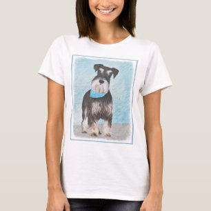 Camiseta Pintura de Schnauzer (Miniatura) - Cachorro Origin