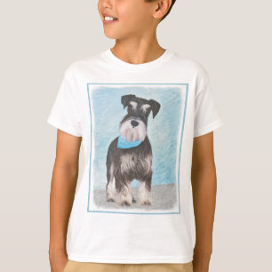 Camiseta Pintura de Schnauzer (Miniatura) - Cachorro Origin
