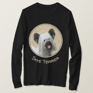 Camiseta Pintura de Skye Terrier - Arte de Cachorro Origina