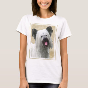 Camiseta Pintura de Skye Terrier - Arte de Cachorro Origina