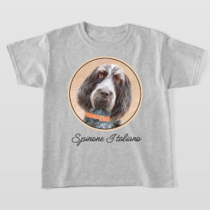 Camiseta Pintura de Spinone Italiano - Arte de Cachorro Ori