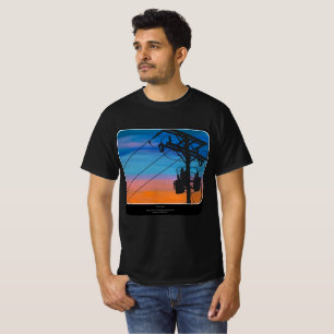 Camiseta Pintura de "Sunset Hum" em uma