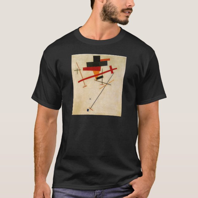 Camiseta Pintura de Suprematist por Kazimir Malevich (Frente)