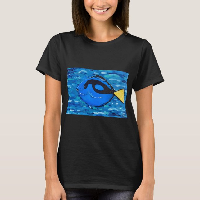 Camiseta Pintura de Tang Azul (Frente)