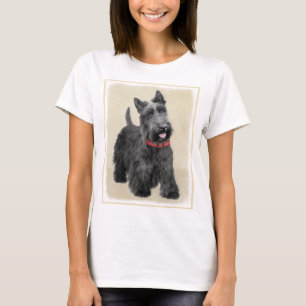 Camiseta Pintura de Terrier escocês - Arte de cão original 