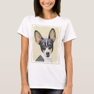 Camiseta Pintura de Toy Fox Terrier - Arte de Cachorro Orig