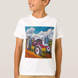 Camiseta Pintura de Trator - Presente para Entusiastas de T