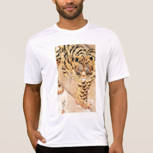 Camiseta Pintura de um tigre no século XIX por Kuniyoshi Ut