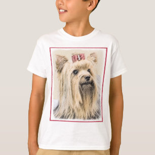 Camiseta Pintura de Yorkshire Terrier - Arte de Cachorro Or