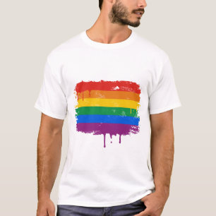 Camiseta Pintura do arco-íris