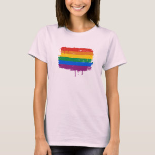 Camiseta Pintura do arco-íris