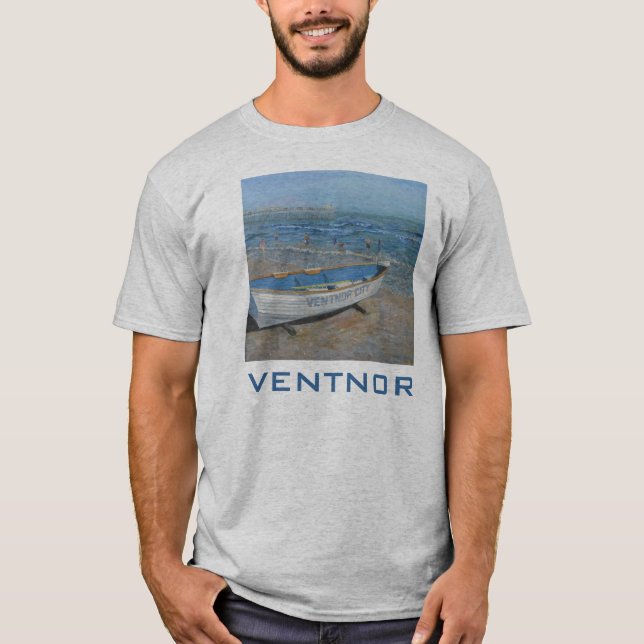 Camiseta pintura do barco do ventnor, VENTNOR (Frente)