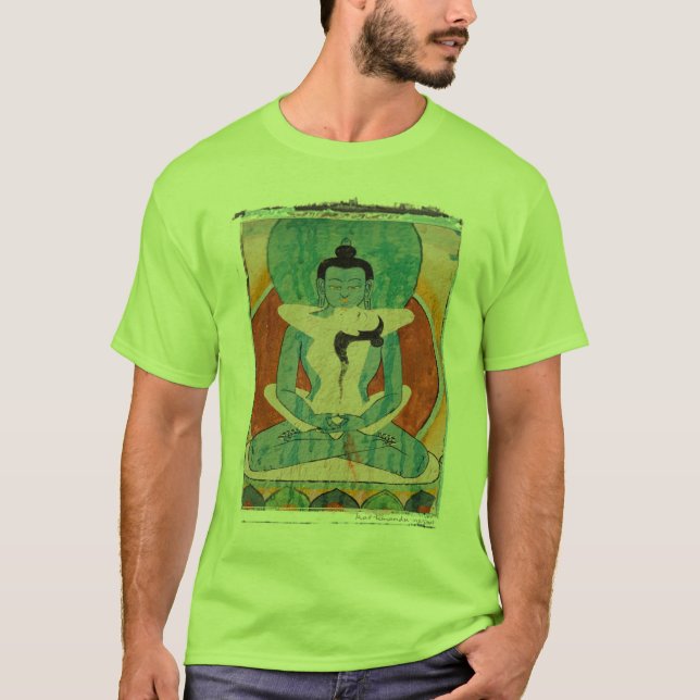 Camiseta Pintura do budismo (Frente)