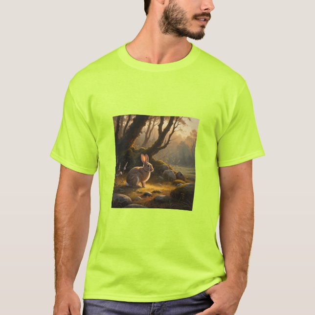 Camiseta Pintura do coelho (Frente)