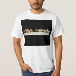 Camiseta Pintura do Fractal de da Vinci Jesus da última