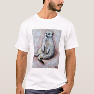 Camiseta Pintura do Meerkat Slouchy
