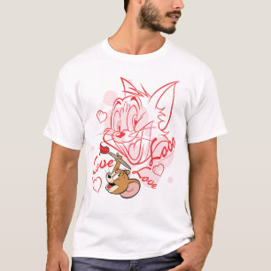 Camiseta Pintura do Namorados Tom & Jerry