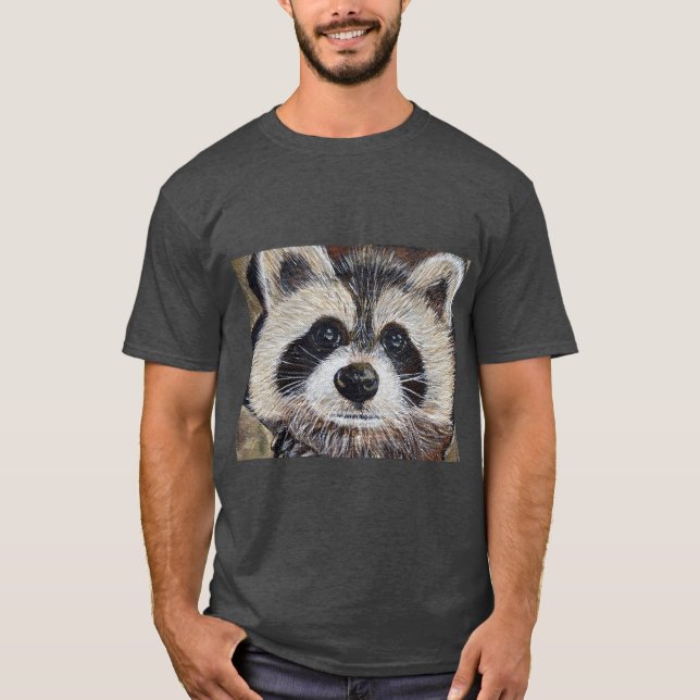 Camiseta Pintura do Raccoon (Frente)
