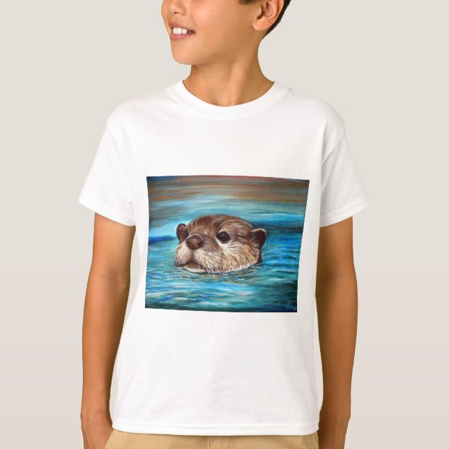 Camiseta Pintura do Rio Otter (Frente)