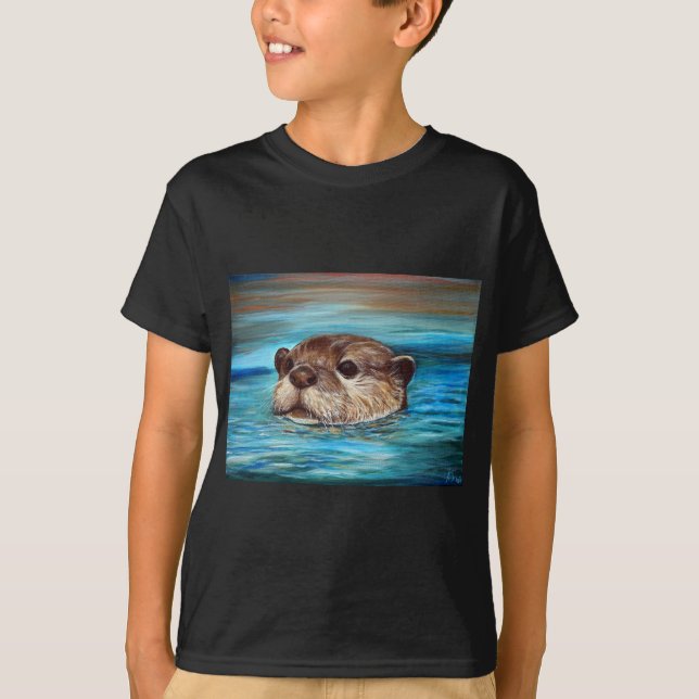 Camiseta Pintura do Rio Otter (Frente)