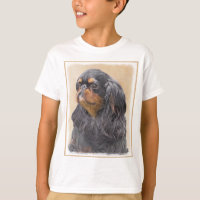 Pintura do Spaniel de Brinquedo Inglês Arte Animal