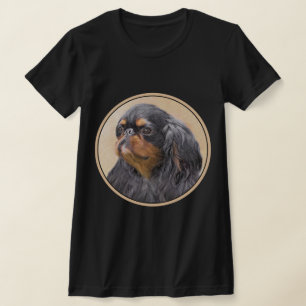 Camiseta Pintura do Spaniel Inglês Toy Arte Animal Original