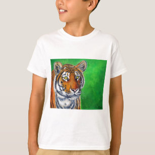 Camiseta Pintura do tigre