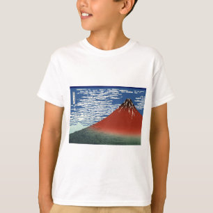 Camiseta Pintura do Vulcão Monte Fuji Japão