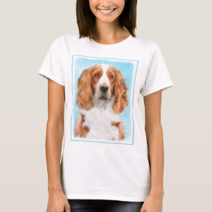Camiseta Pintura do Welsh Springer Spaniel - Arte Original