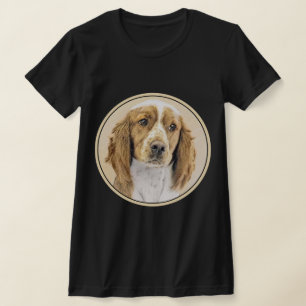 Camiseta Pintura do Welsh Springer Spaniel - Arte Original