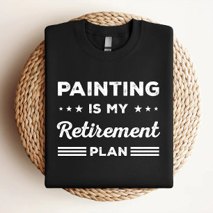 Camiseta Pintura É Meu Plano De Reforma Engraçado Pintura A