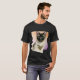 Camiseta Pintura elegante da aguarela do gato Siamese do (Frente Completa)