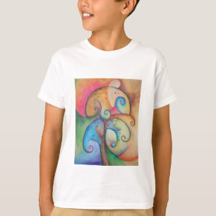 Camiseta Pintura em árvore da vida