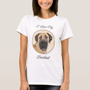 Camiseta Pintura em Boerboel - Arte Cachorra Original
