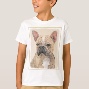 Camiseta Pintura em Bulldog Francês (Sable) - Pintura Origi