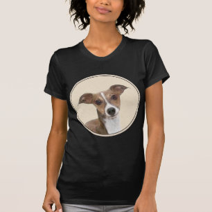 Camiseta Pintura em Greyhound Italiano - Arte de Cachorro O