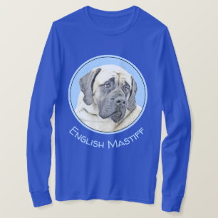 Camiseta Pintura em inglês Mastiff (Fawn) - Arte original 
