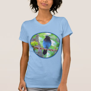 Camiseta Pintura em Jay de Steller - Arte original de páss